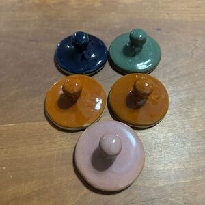 Colorful Ceramic COOKIE Mold Press stamp